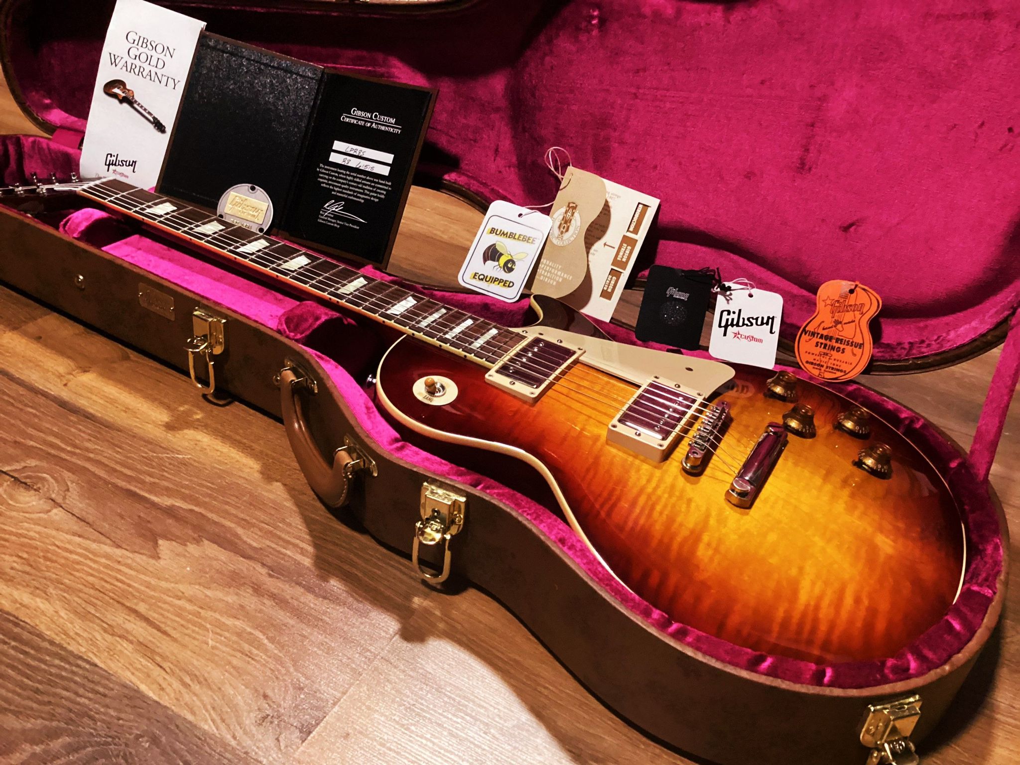 Chitarra elettrica Marca Gibson Custom Shop Modello Les Paul 1958 R8 Select Usato - immagine 3