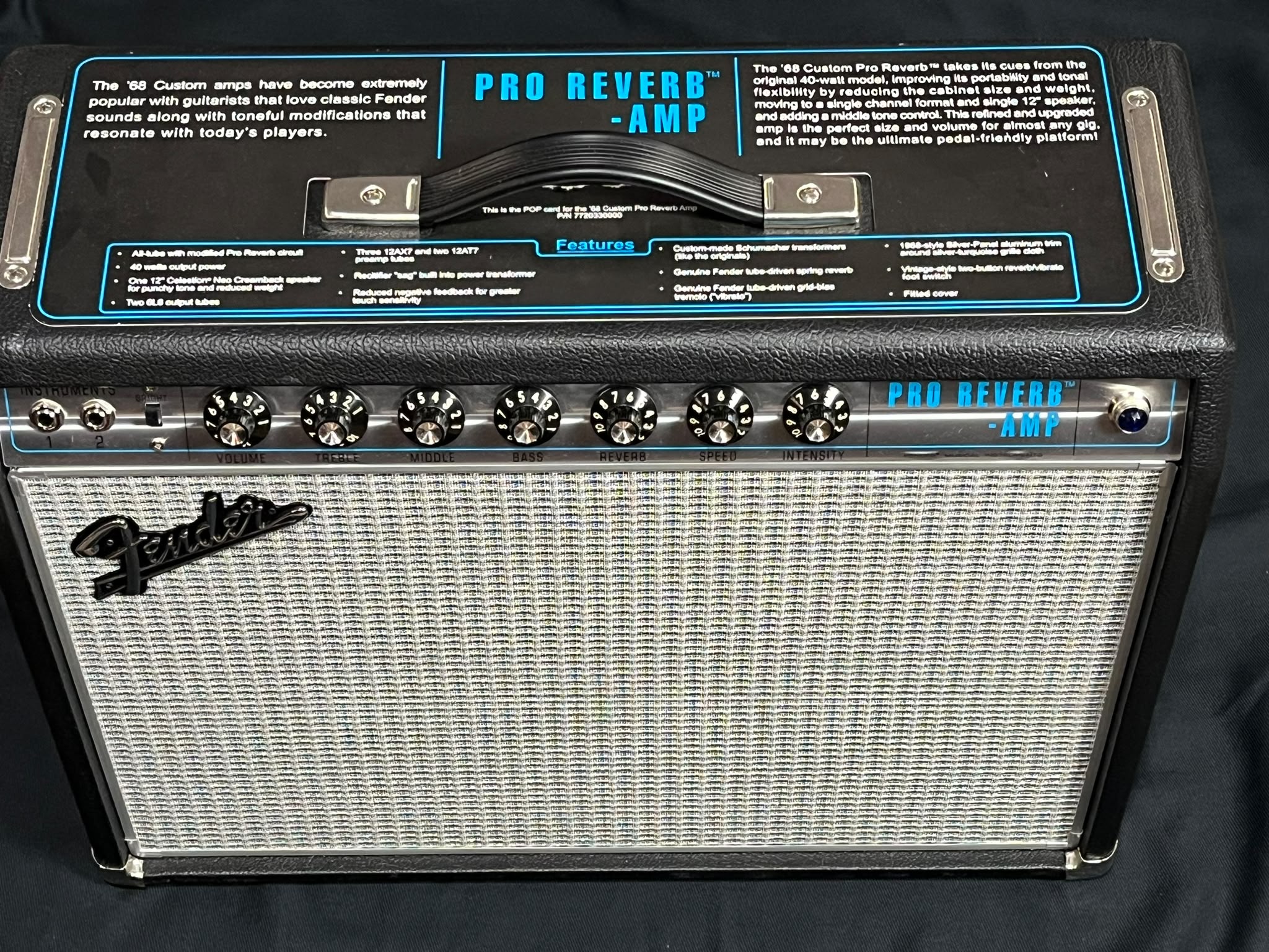 Fender '68 Custom Pro Reverb Combo Ex Demo - immagine 5