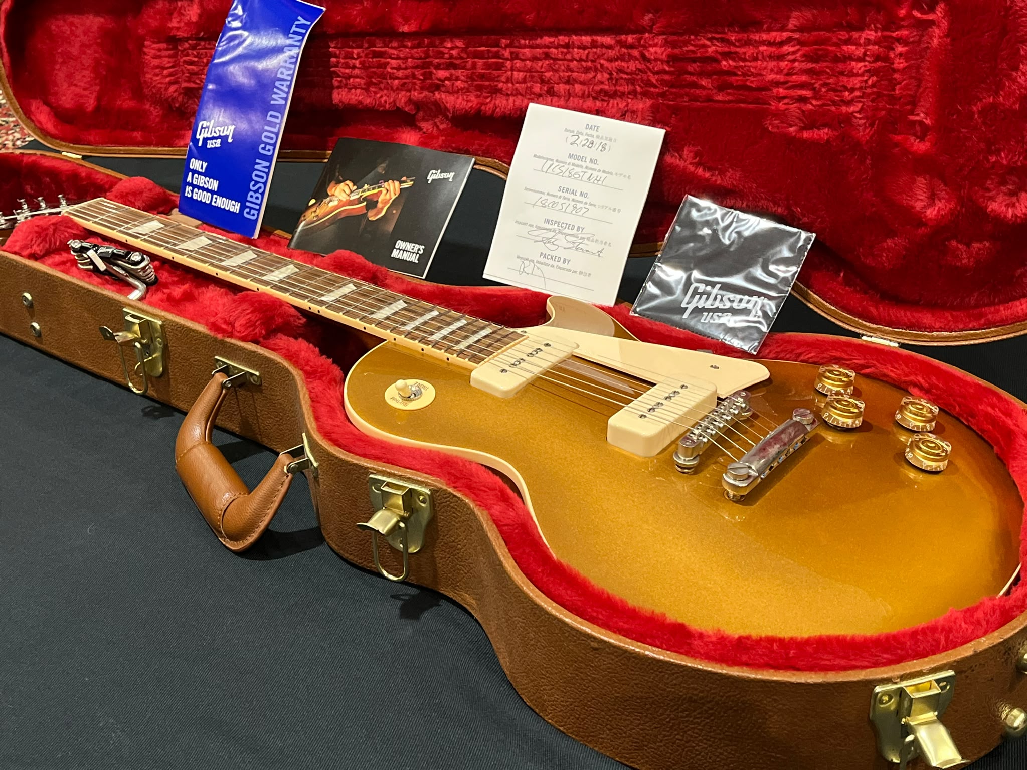 Gibson Les Paul Classic Gold Top P 90 2018 Model Usato ex collector - immagine 9