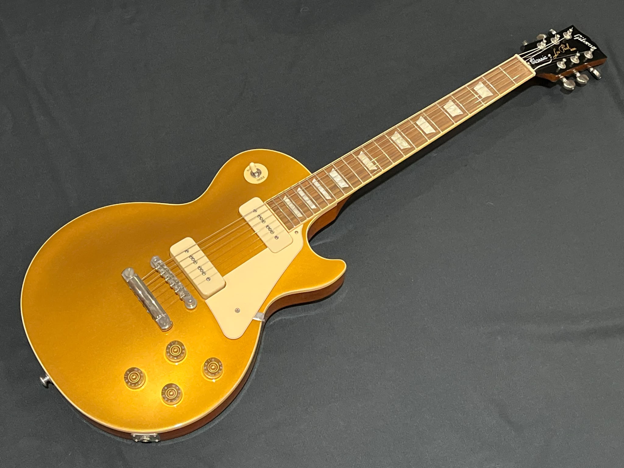 Gibson Les Paul Classic Gold Top P 90 2018 Model Usato ex collector - immagine 4