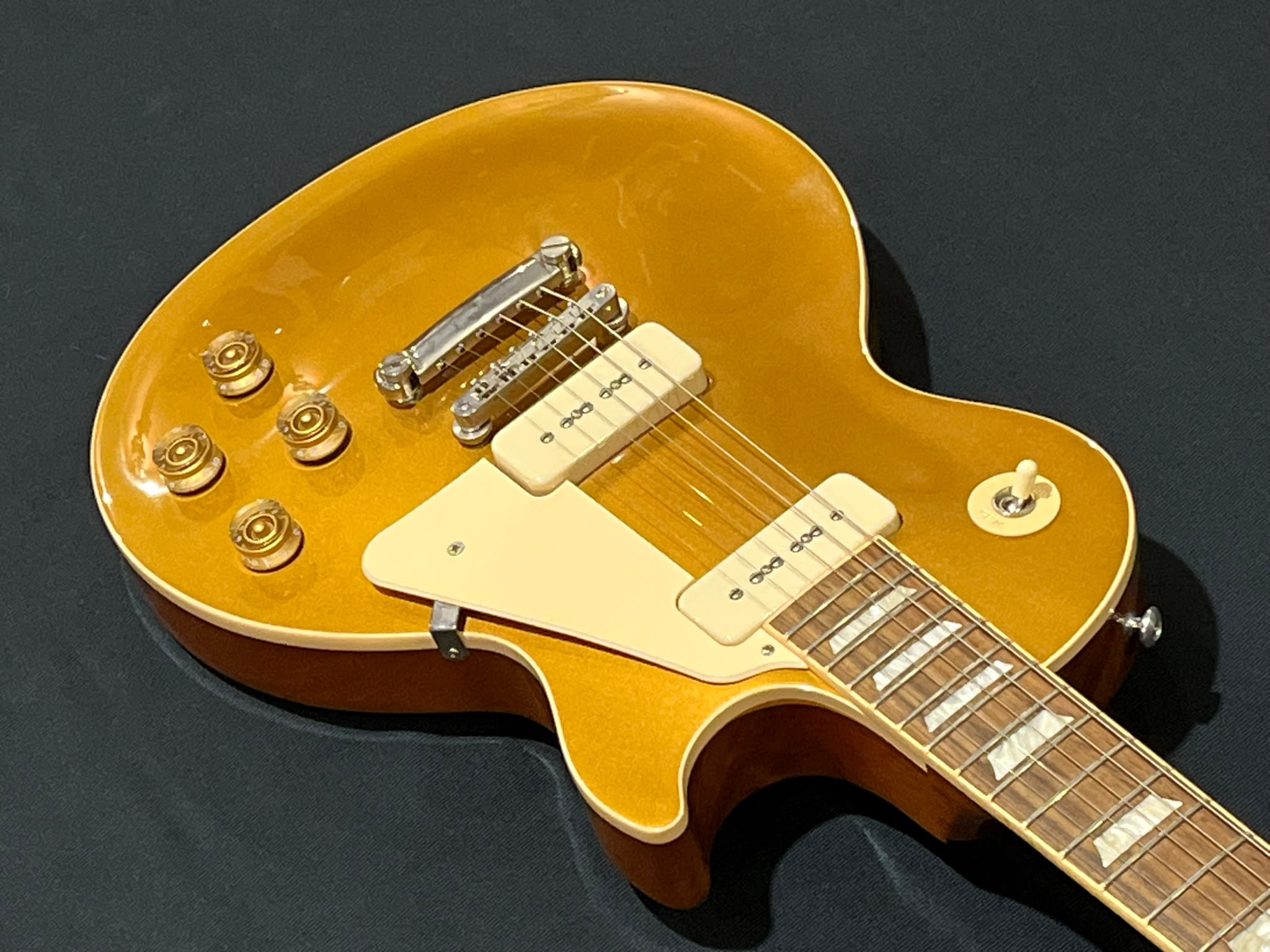 Gibson Les Paul Classic Gold Top P 90 2018 Model Usato ex collector - immagine 6