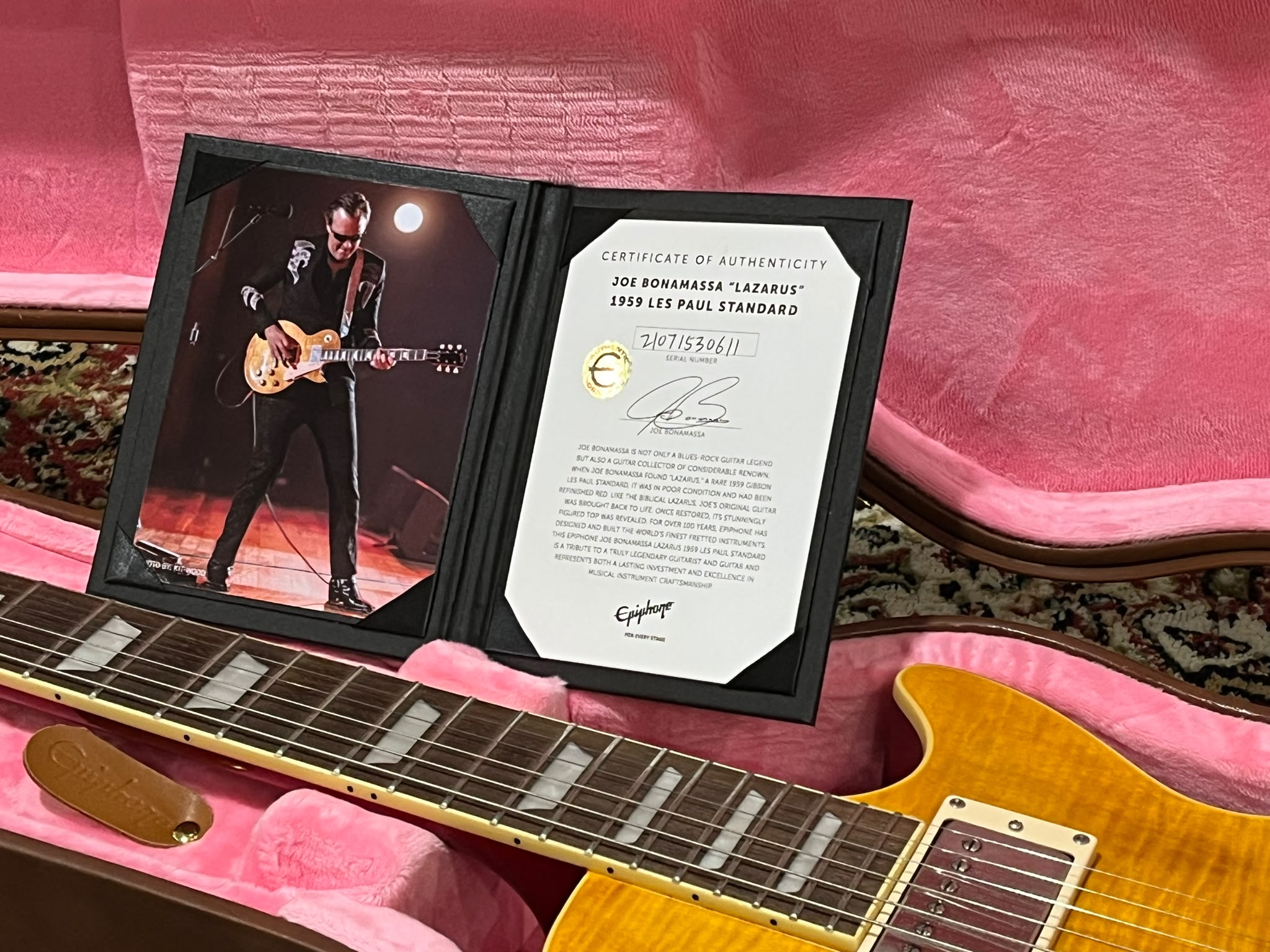Epiphone Les Paul 1959 Limited Edition Joe Bonamassa "Lazarus" - immagine 5