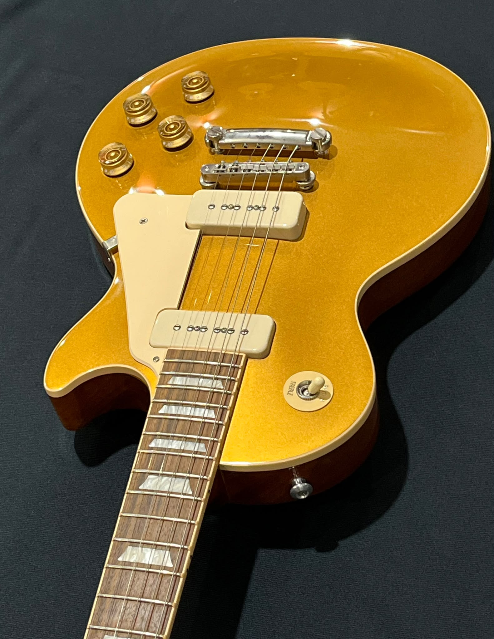 Gibson Les Paul Classic Gold Top P 90 2018 Model Usato ex collector - immagine 3